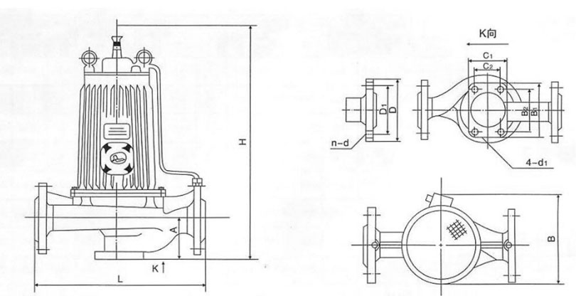 屏蔽式管道離心泵的安裝說(shuō)明